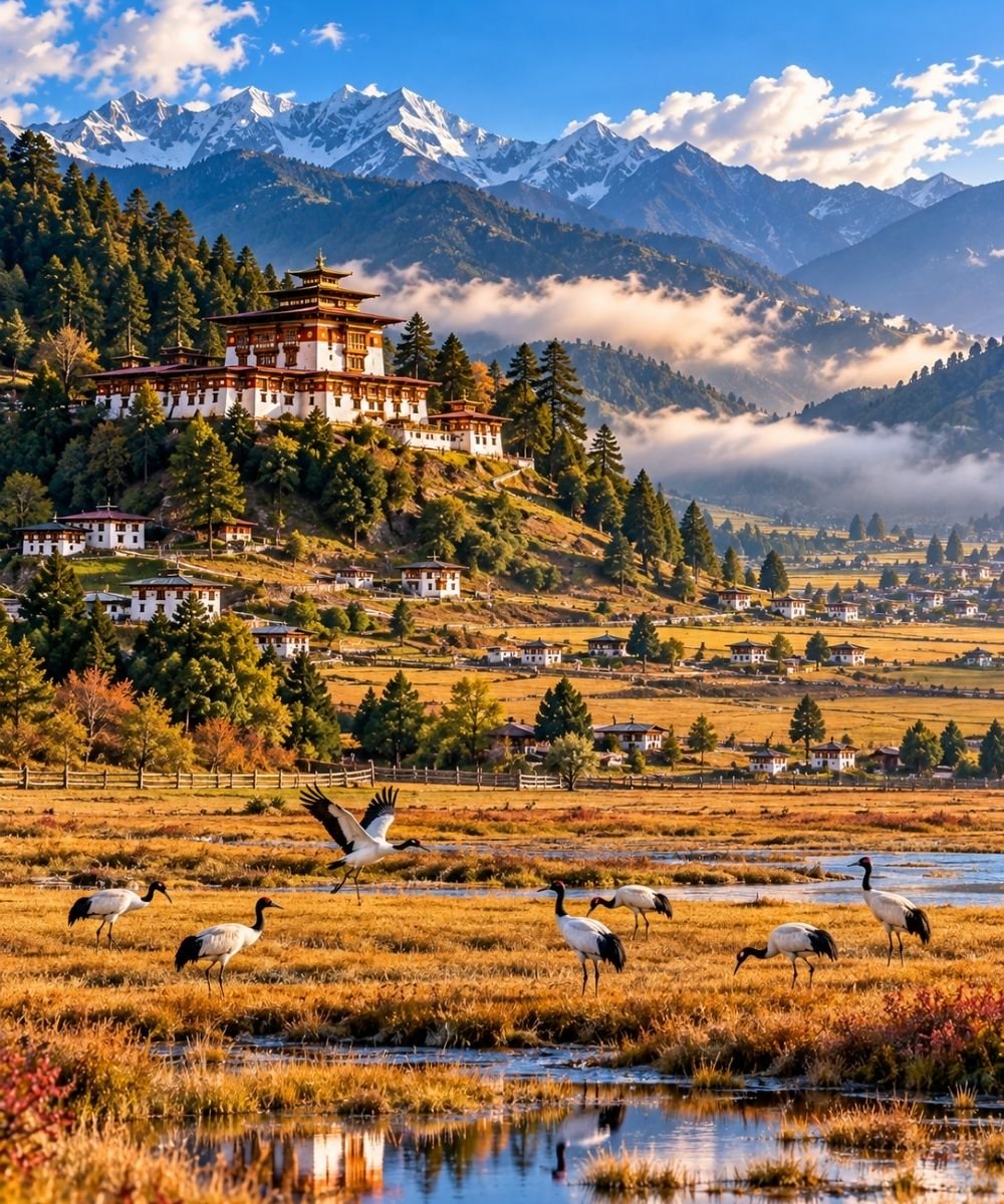 Gangtey & Phobjikha Valley, Bhutan